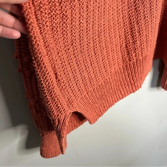 Madewell Bobble Cardigan Pom Pom Balloon Sleeves Sweater Size Large - Picture 7 of 10